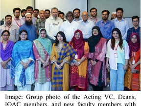 An Orientation Program for the newly appointed faculty members in the Fall 2025 semester 